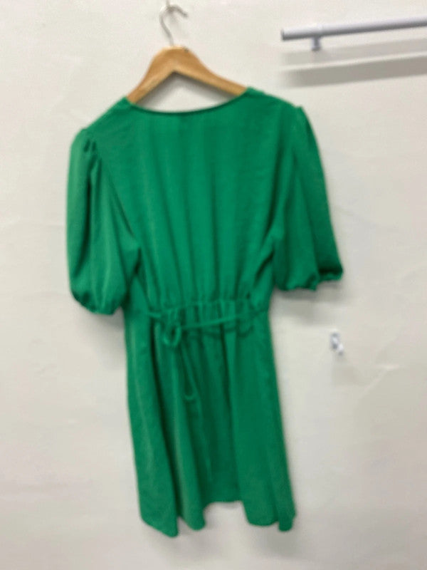 Fabulous Emerald Green midi dress classic Uk18 LG006