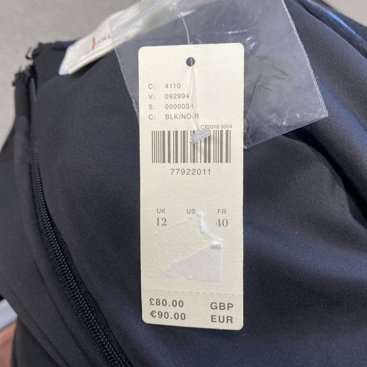 Lovely Anthropologie Black Bandeau Top UK 12 SS002