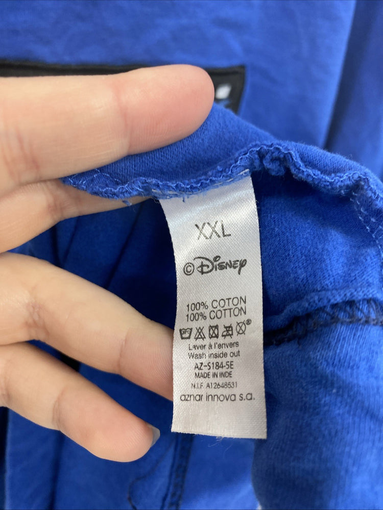 Vintage Disney Donald Duck Blue Comedy Hour Sweatshirt Size XXL RG021