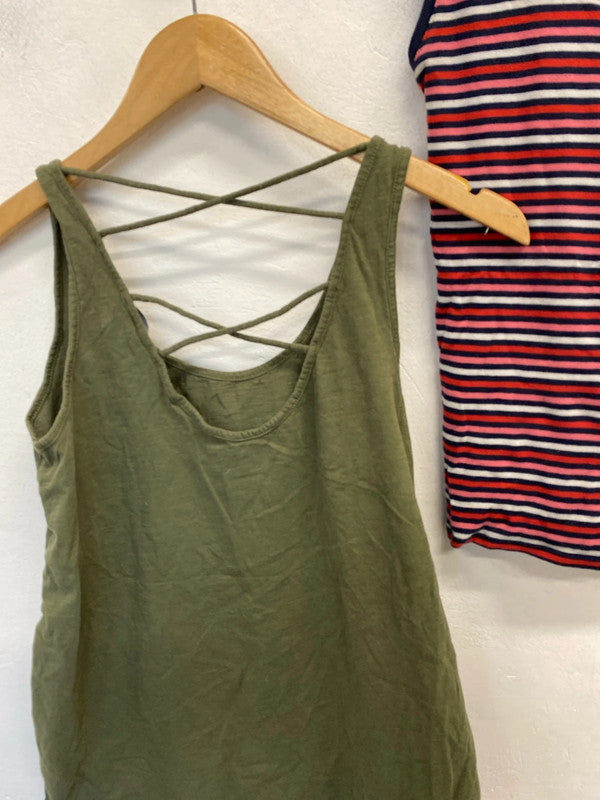Fab duo of tank tops M&S & New Look summer wardobe classic #52 LD003