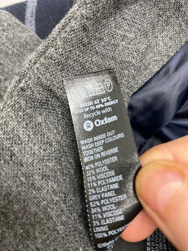 Fabulous Grey Tartan check Mini skirt Uk10 Autograph M&S MM005