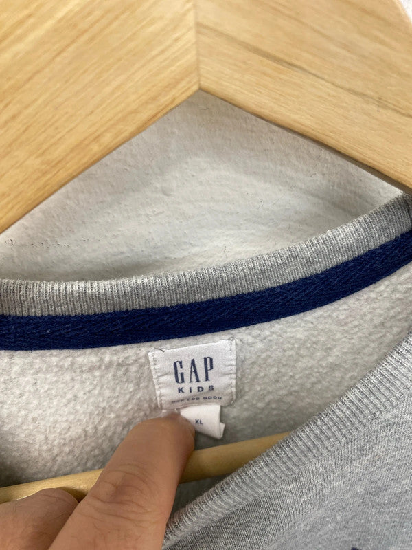 Classic Gap logo sweatshirt kids XL grey AG006