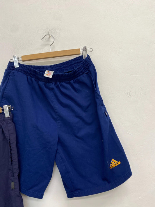 Fabulous duo of shorts navy adidas men w 30 #62 NC001