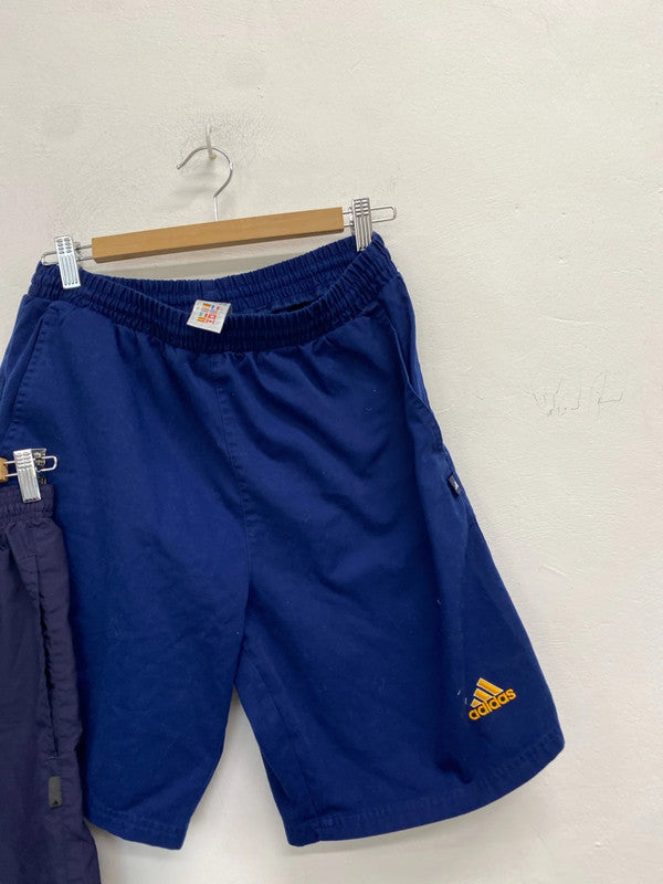 Fabulous duo of shorts navy adidas men w 30 #62 NC001