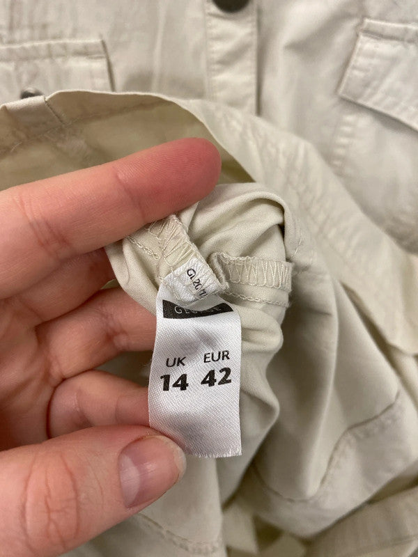 George Chic Taupe Cargo Dress UK 14 JB005