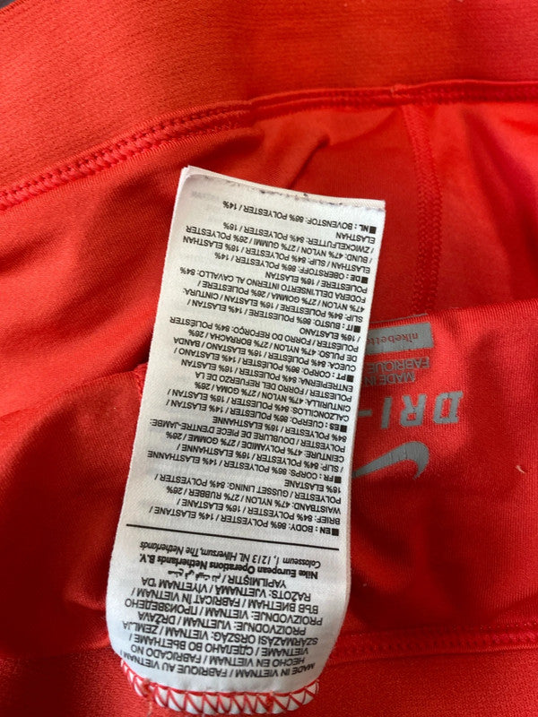 Fabulous Nike Dri-Fit ditsy coral orange shorts UkXL NN001