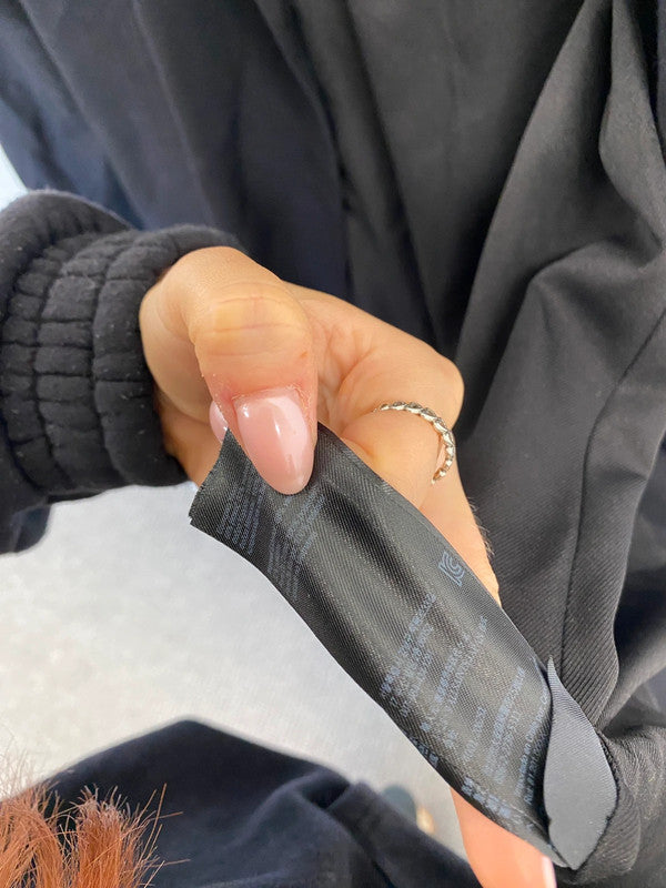 Lovely All Saints Black Blazer Longline UK 10 RF001