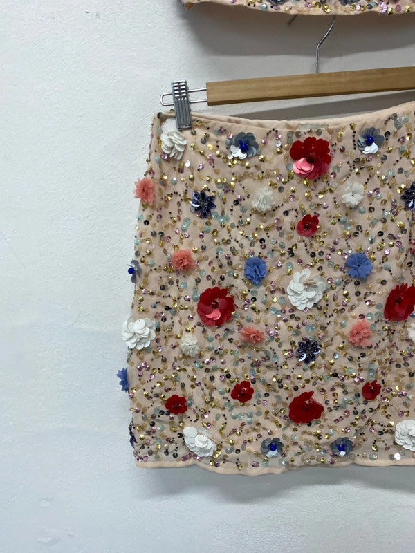 Fabulous River Island Celestial wildflower co ord Uk8 KM004