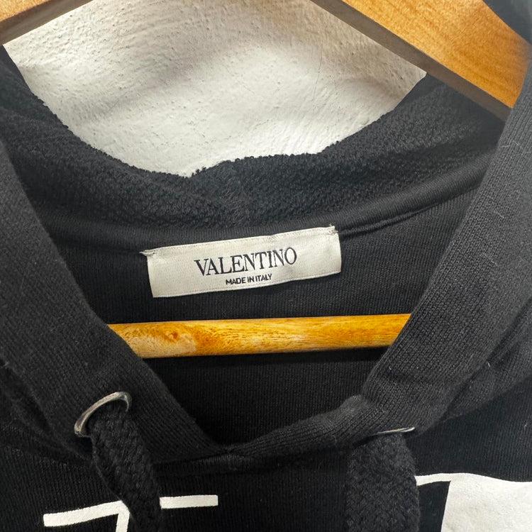 Valentino logo hoodie L black men’s LL003