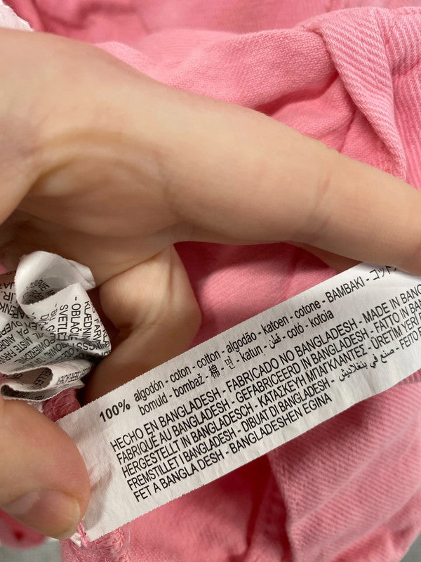 Zara Fabulous Pink Denim Shacket Size M KS003