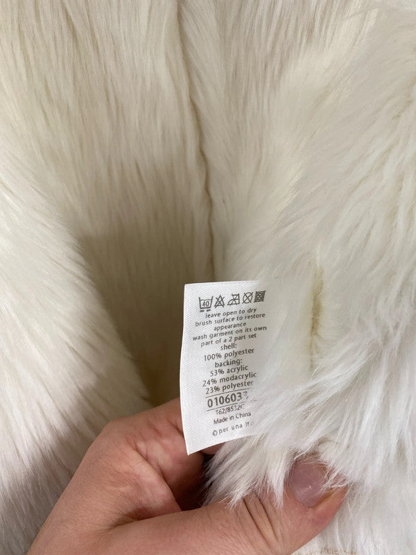 Gorgeous soft faux fur Gilet boho Ibiza chic M&S M RK001