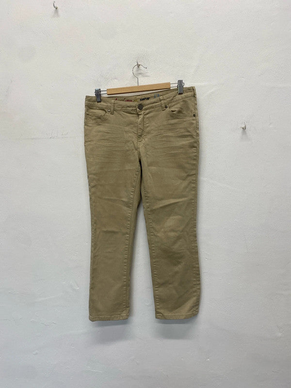 Fabulous White Stuff Pale rope jeans Uk12 L25.5 ( inside) SR006