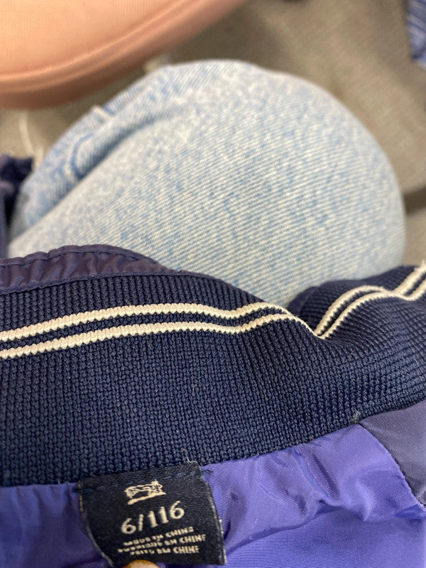 Fabulous Scotch Shrunk navy puffer jacket age 6 JP001