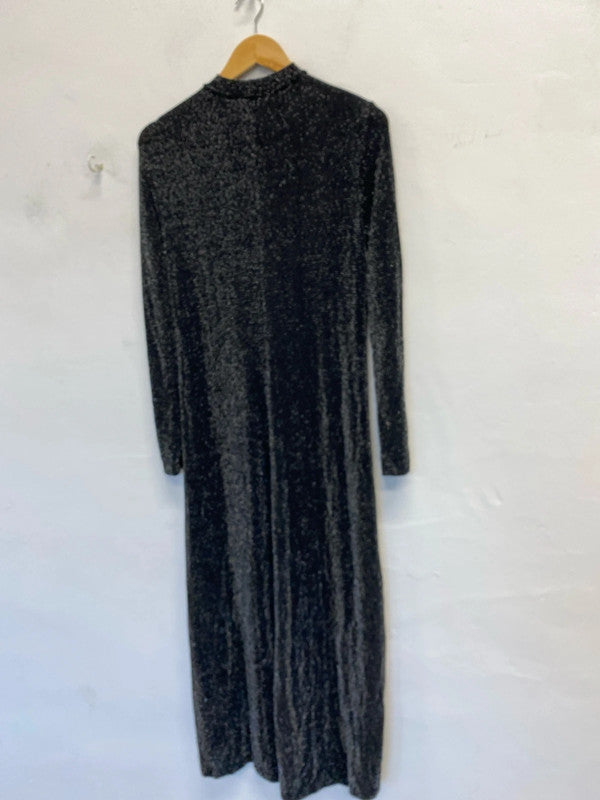 Fabulous Monki Evior sparkly maxi jumper dress UkM New JR001