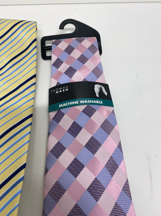 Fabulous duo of Thomas Nash Ties formal or occasion Polester #40 LD003