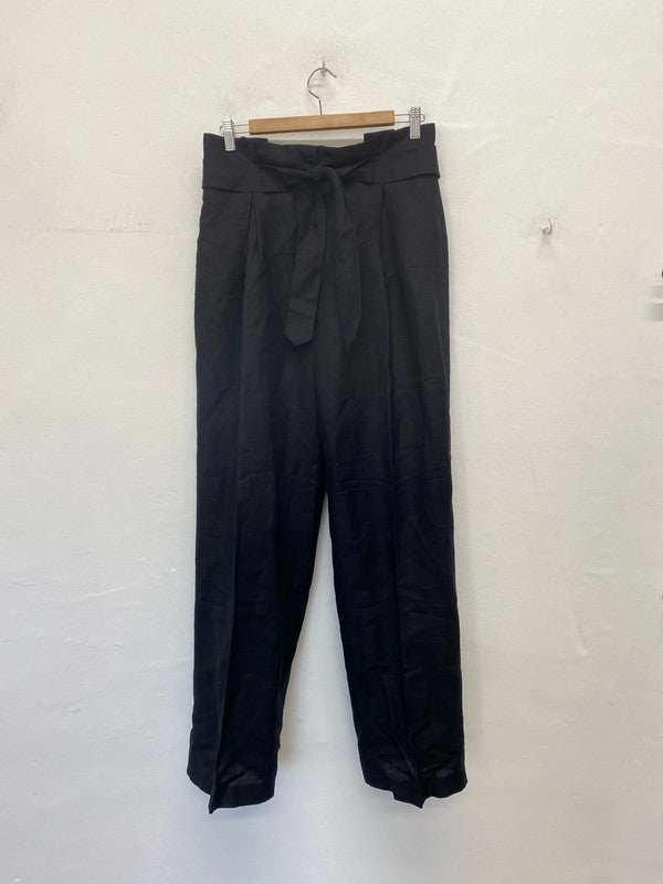 Twenty8Twelve Sienna Miller Stylish Hansel Black Trousers UK 12 KN003