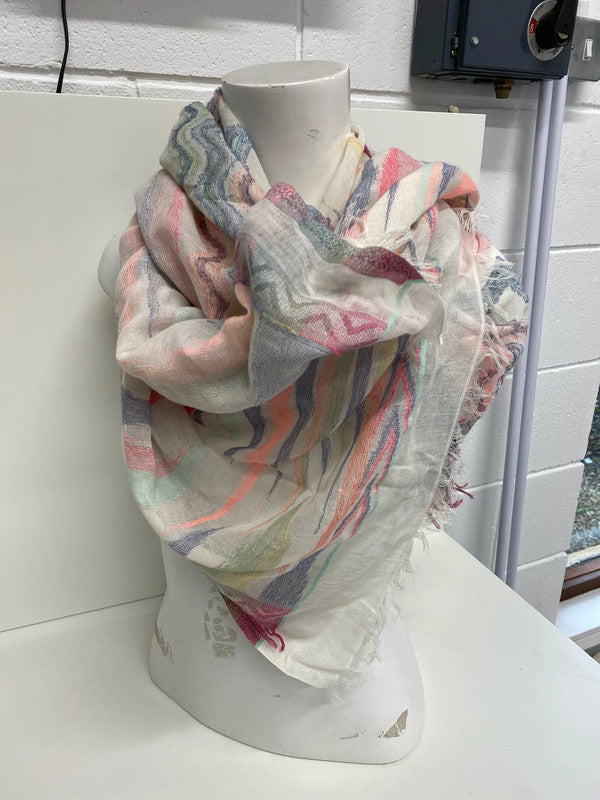 Fabulous Ombré London Aztec shawl boho scarf wrap KM004