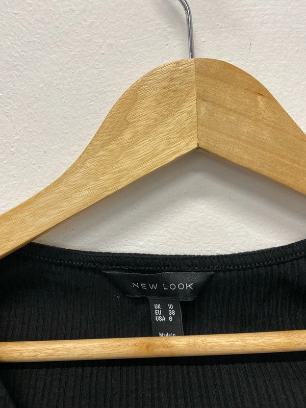 Fabulous Duo of classic black tops party or chill UK10 H&M #6 JA001