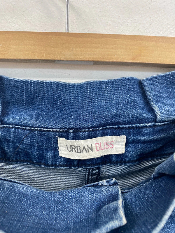 Urban Bliss Stylish Ruffle Hem Skinny Jeans UK 8 LK009