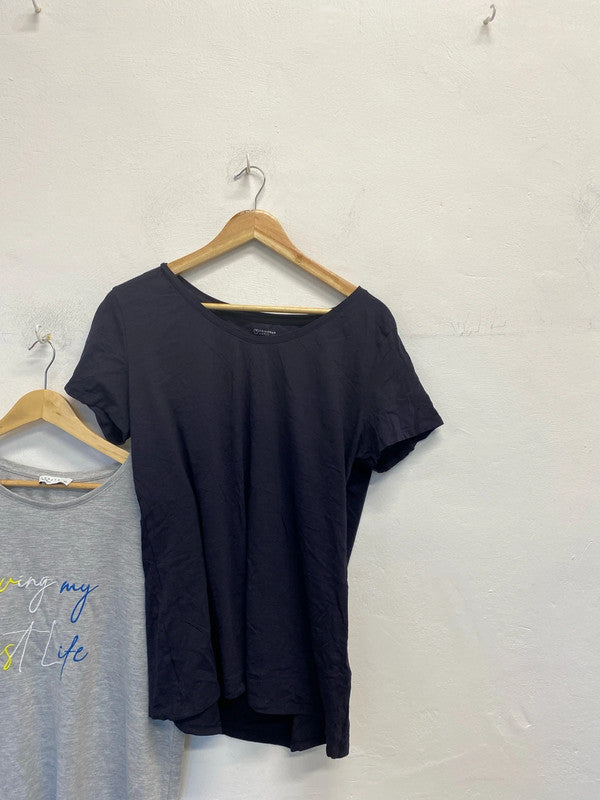 Lovely bundle of active wear t shirts Primark papaya UK 18-24 YM001