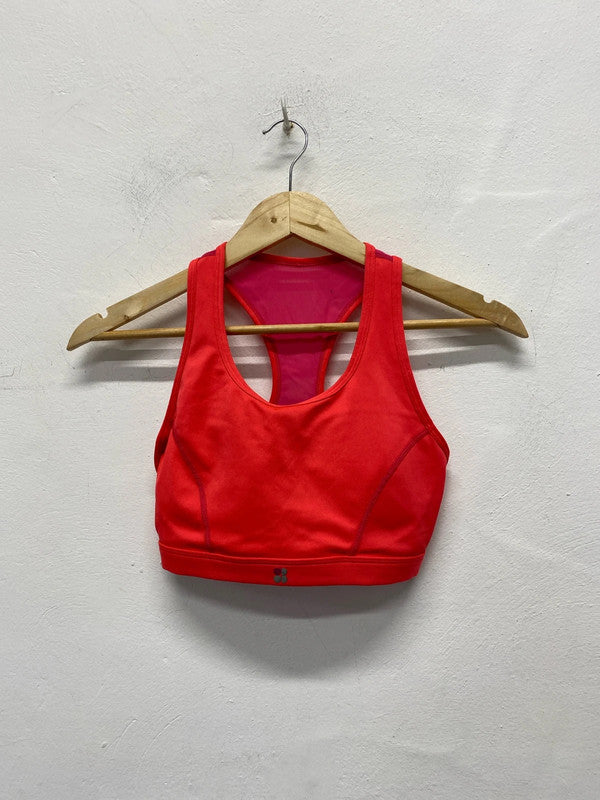 Fabulous Neon Coral sports bra from Sweaty Betty UkM NN001
