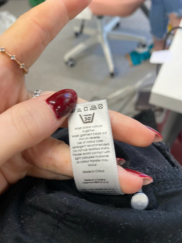 Lovely tu casual black jeans UK 10 r SW001