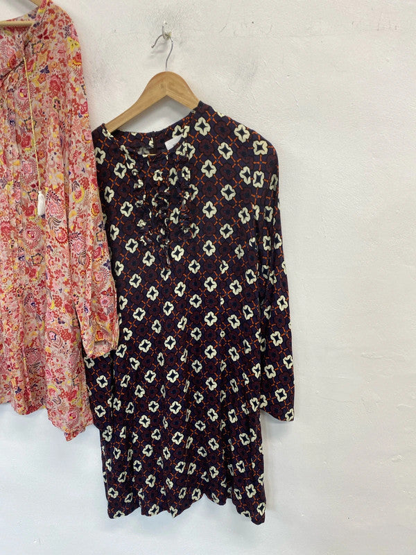 Lovely duo of floral smock dresses La redoute UK 20 KM003