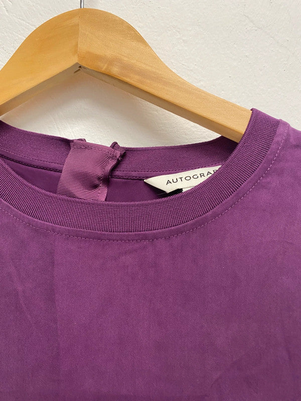 Fabulous Autograph purple stunning Dress Uk12 SS002