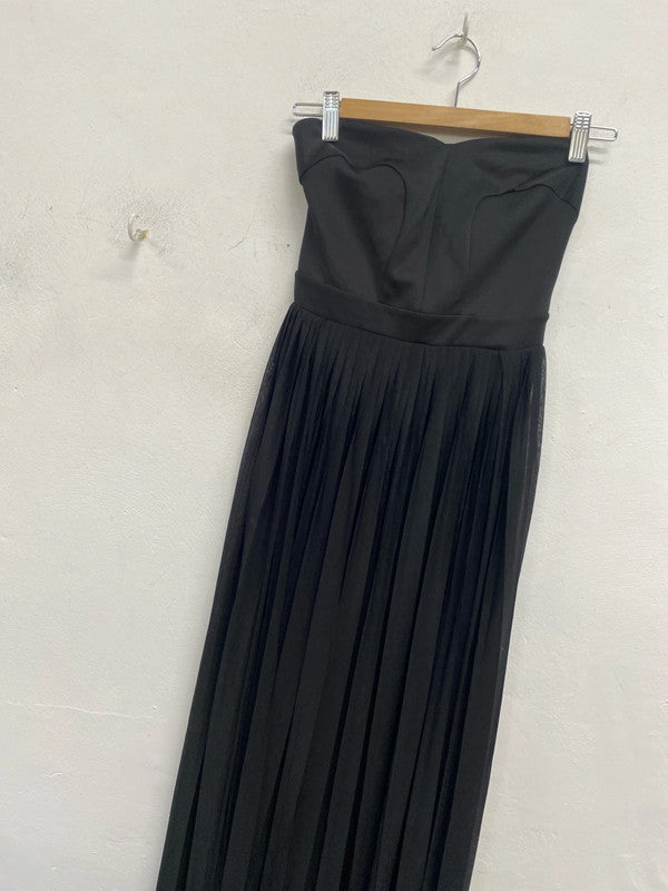 Stunning river island strapless maxi prom dress fairytale UK 8 KM004