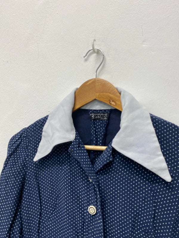 Fabulous vintage dress by Goni Genova nautical vibes Uk12/14 LB001