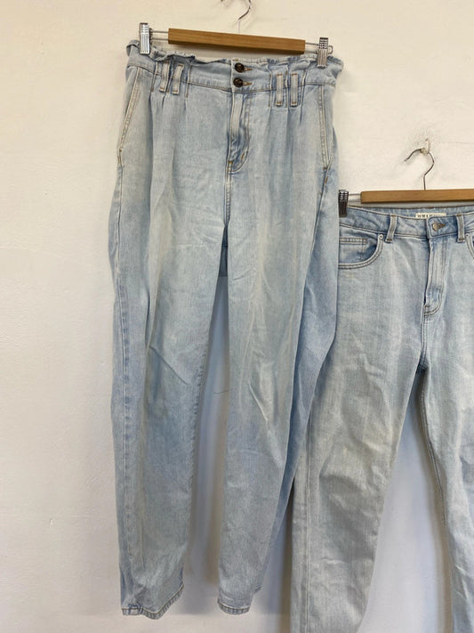 Denim Co Fabulous Light Blue Jeans Duo UK 10 #2 LN001