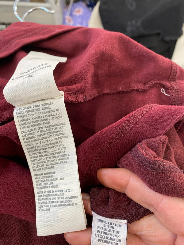 Fabulous Duo of Abercrombie & Fitch maroon muscle fit t shirts Men’s L&xl #3 GW001