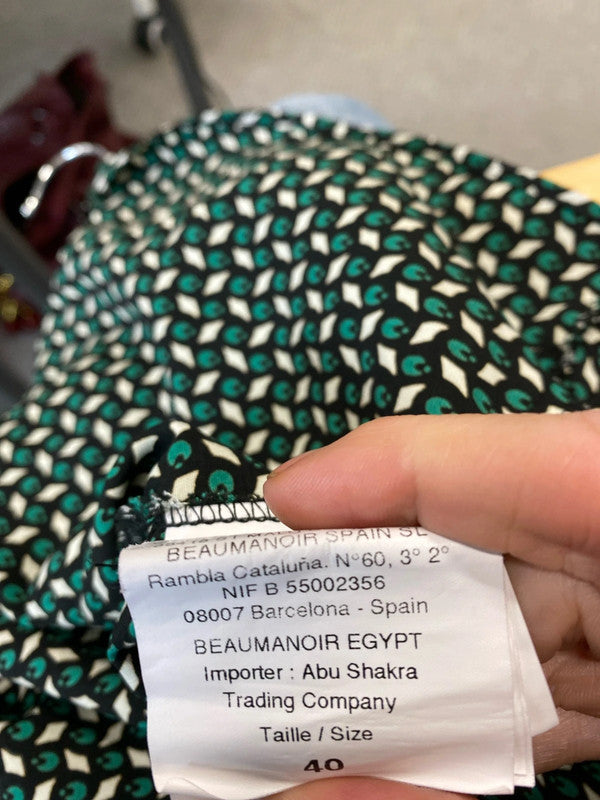 Fabulous Cache Cache French classic geometric dress Uk12 JM003