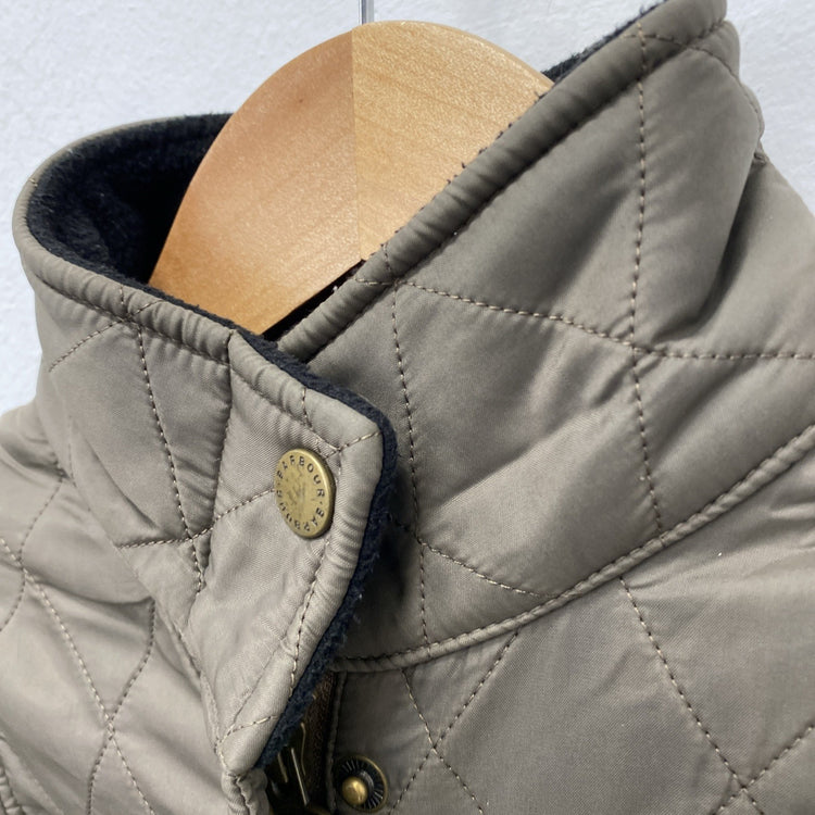 Barbour Kensington Ladies Quilted Jacket Chocolate Brown UK 8 JM008