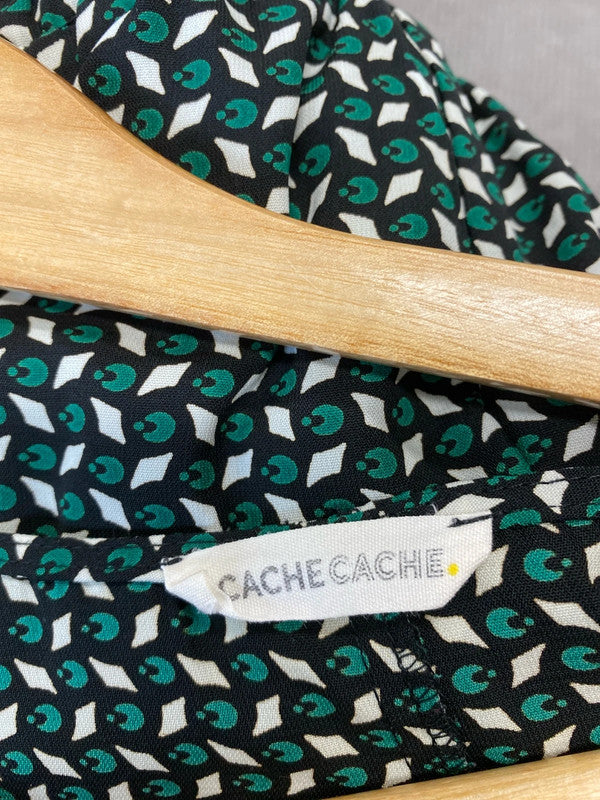 Fabulous Cache Cache French classic geometric dress Uk12 JM003