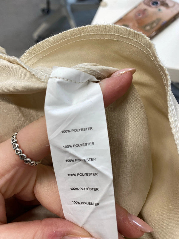 Stunning ax Paris sand beige cargo trousers UK 10 SD002