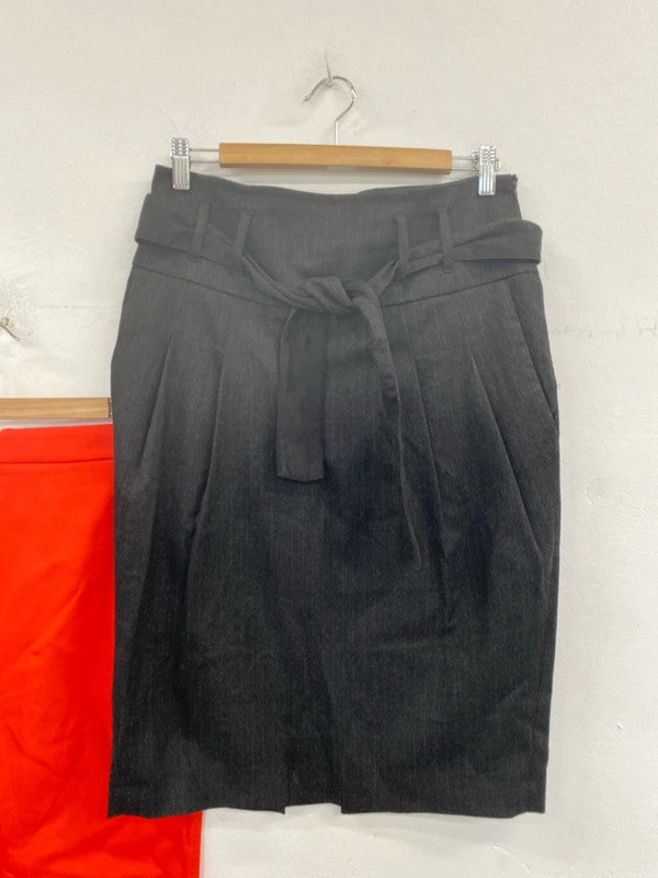 Zara Stylish Pencil Skirts Duo Size L #15 NN001