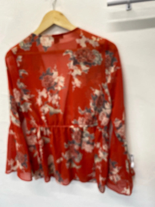 Fabulous Primark semi sheer kimono pool cover or party top Uk12 MB001