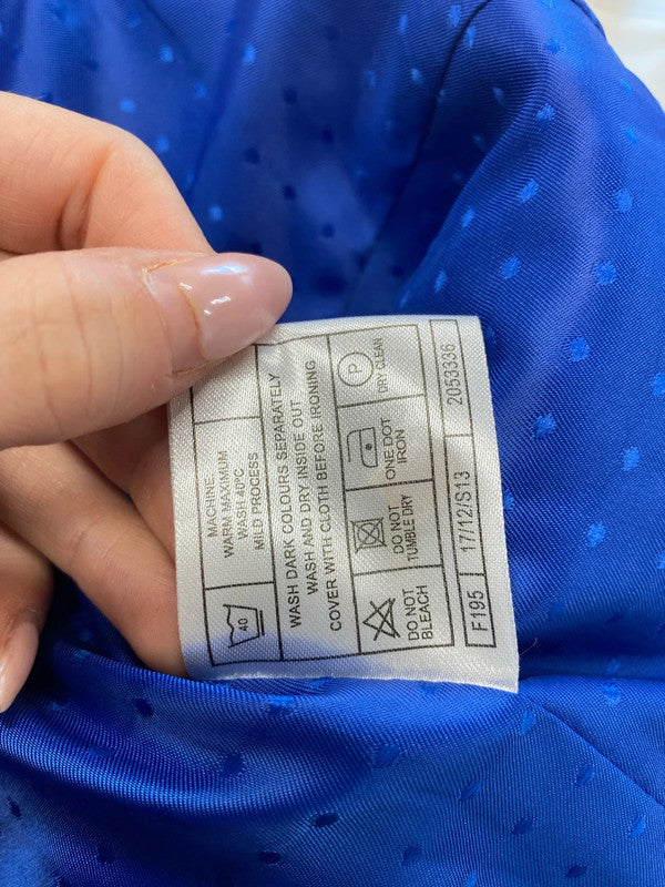 Lovely Edinburgh woolen mill cerulean blazer UK 18 IZ001