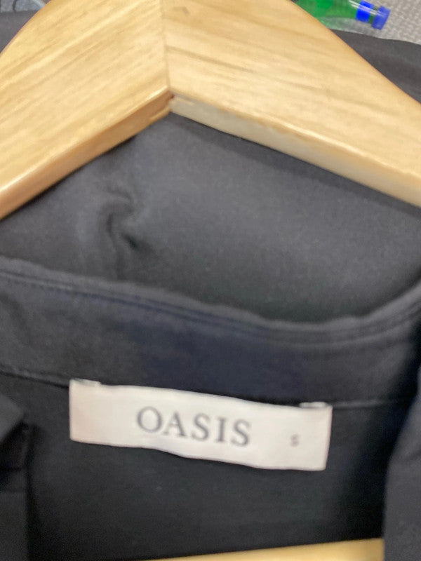 Fabulous Botanical dress black & green by Oasis stunning UkS AG002