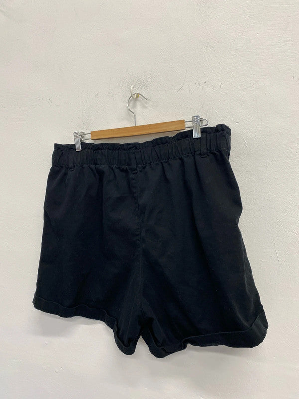 Fabulous loose fit Paperbag waist shorts UkXL VW001