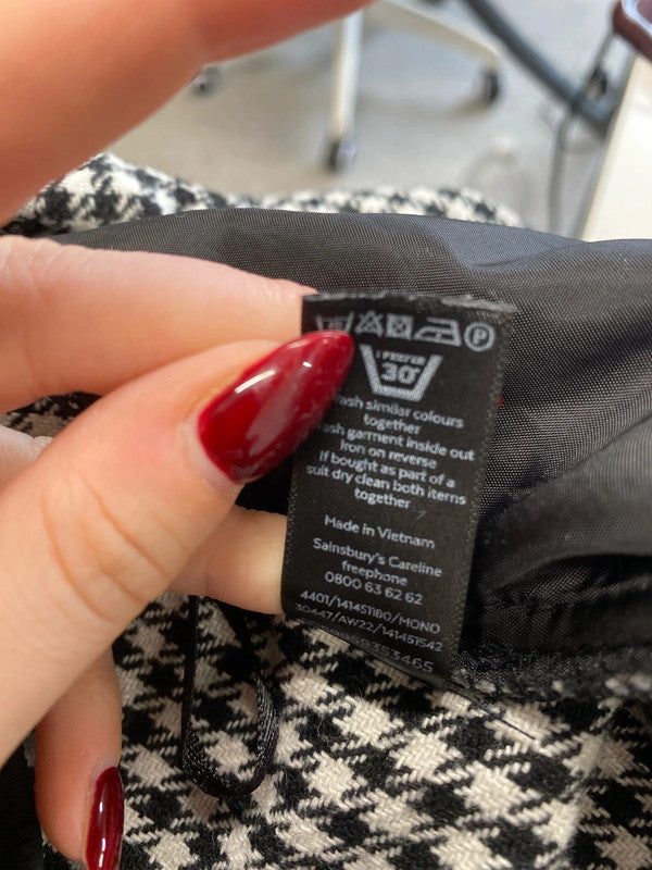 Gorgeous tu houndstooth shorts cute office UK 18 LB010