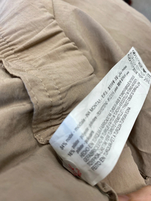 Fabulous Zara lightweight cropped beige trousers UkM LB004