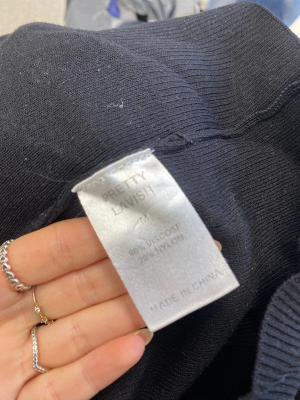 Gorgeous pretty lavish black cardigan UK M HDR01