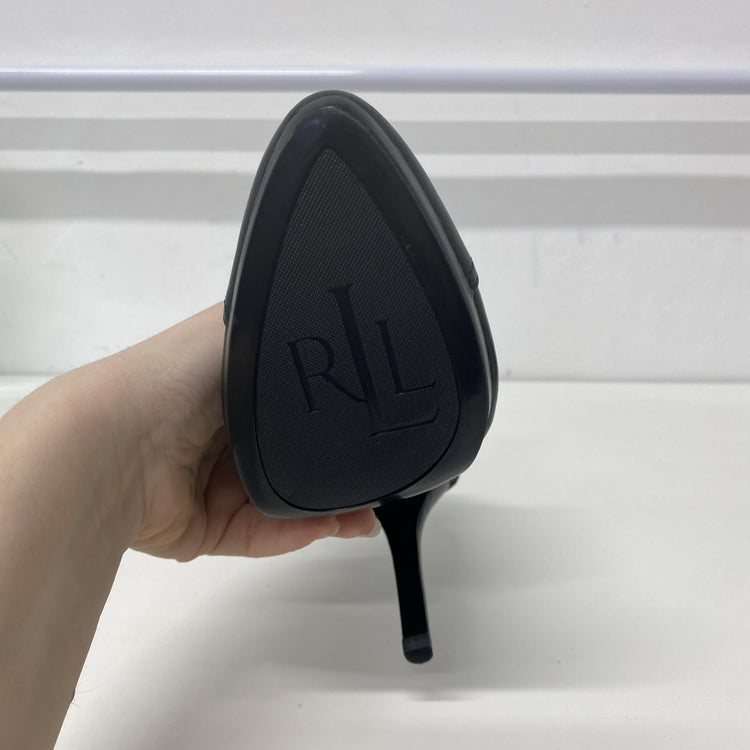 Lauren Ralph Lauren Latisha Black Boots UK 4 JM004