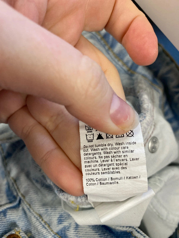 River Island Trendy Light Blue Boyfriend Jeans UK 10 LN001