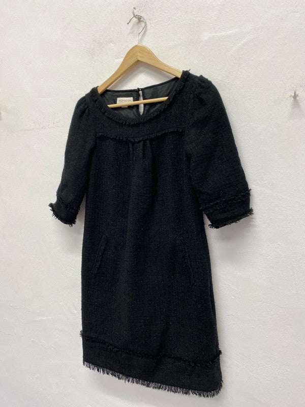 Absolutely stunning Black Monsoon boucle A line dress Uk8 AG006