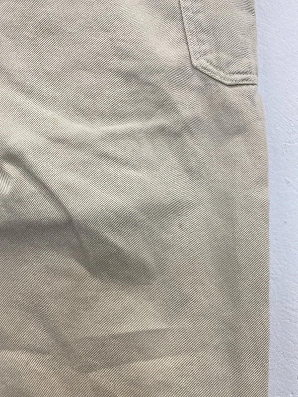 Zara Chic Cream Wide Leg Cargo Jeans UK 6 SD002