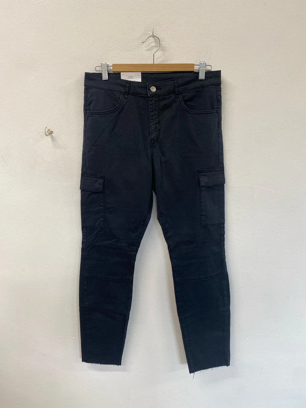 Fabulous H&M cargo slim jeans navy 31” BNwT KM003