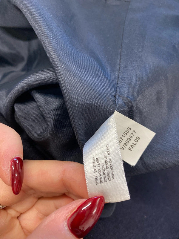 Lovely gap navy wool blend blazer UK 12 AO001